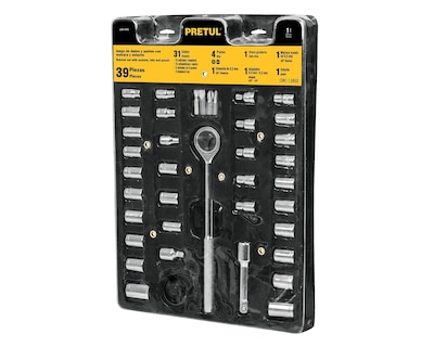 Foto 1 | Foto 1 | Juego de Herramientas para Auto Dados Pretul Juda-40pb color Negro Incluye 39 Piezas