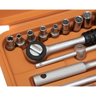 Foto 5 | Foto 5 | Estuche con Datos y Accesorios Tramontina Pro 1/4'' 17 Piezas color Naranja