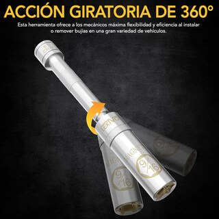 Foto 2 | Foto 2 | Dado para Llave Bujía Lexivon Giratorio