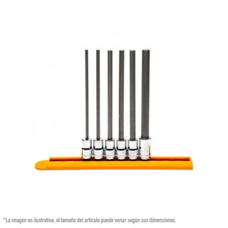 Foto 1 | Foto 1 | Juego Dados Largos Hex. Mm 3/8 Plg. 6 Pz. Gearwrench 82554