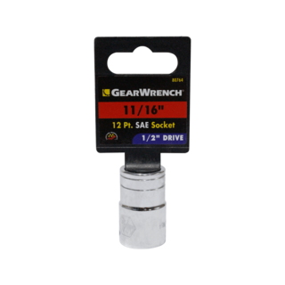 Foto 2 | Foto 2 | Dado1/2 12pts Gearwrench 80764 11/16