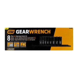 Foto 2 | Foto 2 | Juego De Dados Largos De Impacto Sae 8 Pz. Gearwrench 84915n