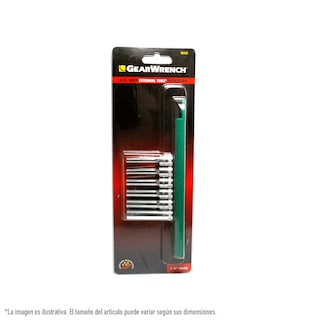 Foto 2 | Foto 2 | Juego De Dados Largos Con Punta Torx Externa De 1/4 Plg Gearwrench 80322 10 Pz