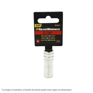 Foto 1 | Foto 1 | Dado Sae Medio 3/8 Plg 6 Puntas Gearwrench 80366s 7/16 Plg