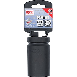 Foto 3 | Foto 3 | Dado Impacto Hexagono Largo |entrada 1'' |33 Mm | Bgs 5500-33