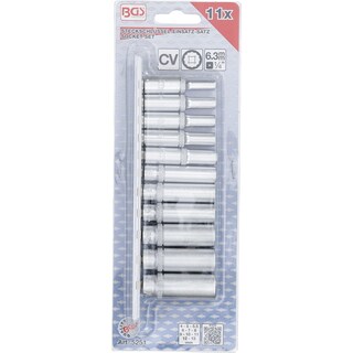 Foto 4 | Foto 4 | Juego Dados Largos 1/4 | 4 - 13 Mm | 12 Caras | Bgs 5251