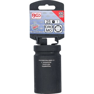 Foto 3 | Foto 3 | Dado Impacto Hexagono Largo |entrada 1'' |32 Mm | Bgs 5500-32