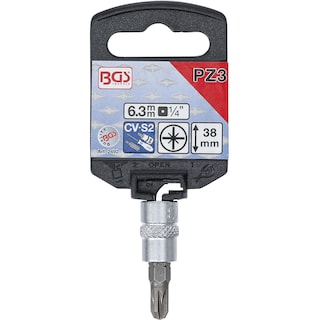 Foto 2 | Foto 2 | Dado Con Punta Pozidriv | 1/4'' | Pz3 | Bgs 2492