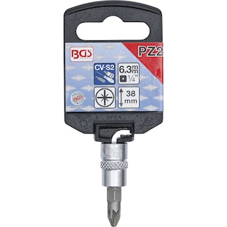Foto 2 | Foto 2 | Dado Con Punta Pozidriv | 1/4'' | Pz2 | Bgs 2491