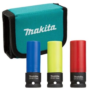 Foto 1 | Foto 1 | Set Dados Impacto Makita Recubrimiento Plástico Cr-mo 3 Pzas