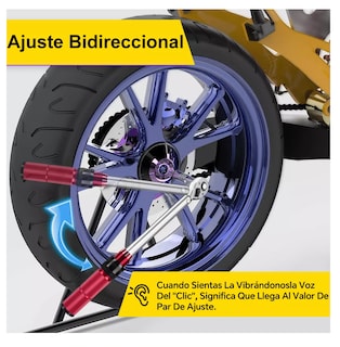 Foto 2 | Foto 2 | Llave Dinamométrica Belug 3/8'' Doble Dirección con Hebilla para Bicicletas y Motocicletas