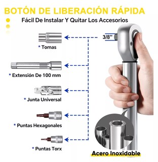 Foto 3 | Foto 3 | Llave Dinamométrica Belug 3/8'' Doble Dirección con Hebilla para Bicicletas y Motocicletas