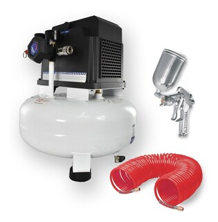 Foto 1 | Foto 1 | Compresor de Aire 1/2hp Silverline T/hamburguesa + Accesorios