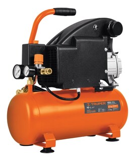 Foto 1 | Foto 1 | Compresor De Aire Lubricado 10lts Truper 19215 color Naranja