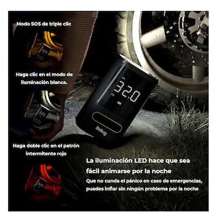 Foto 3 | Foto 3 | Inflador Portátil de Llantas Belug Negro 80 w