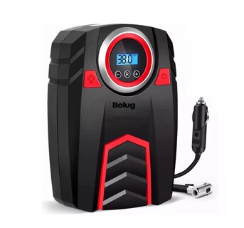 Foto 1 | Foto 1 | Compresor Inflador Belug De Llanta Bomba De Aire Para Auto Lcd Negro Rojo