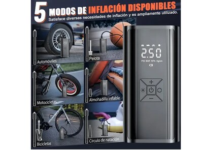 Foto 3 | Foto 3 | Xtellar - Compresor De Aire Multifuncional Portátil Para Automóviles Y Más
