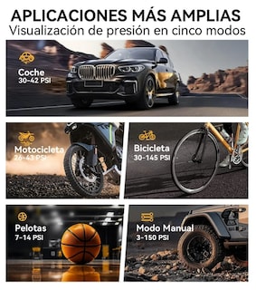 Foto 4 | Foto 4 | Bomba De Aire Inalámbrica Xtellar Para Inflar Llantas De Vehículos - Compacta Portátil Y Potente