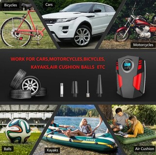 Foto 2 | Foto 2 | Xtellar Compresor De Aire Portátil Inflador Digital Para Llantas De Coche Con Pantalla Lcd