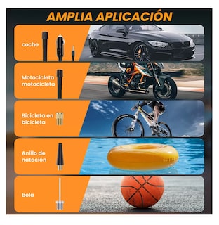Foto 5 | Foto 5 | Inflador De Neumático Portátil De 150 Psi Compresores De Aire Negro/amarillo