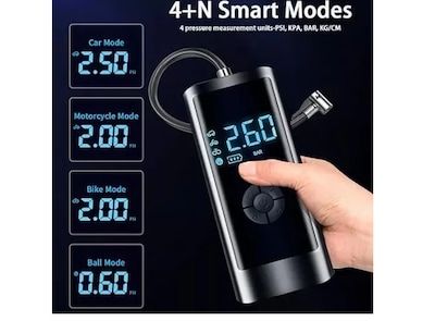 Foto 5 | Foto 5 | Xtellar Inflador De Neumáticos Portátil Con Batería De 6000mah, Autónomo Y Versátil
