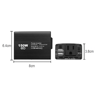 Foto 2 | Foto 2 | Language Inversor De Alta Potencia Para Coche De 150 W Eo Safe Imports Esi-2996-1 Negro
