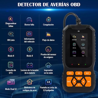 Foto 2 | Foto 2 | Scanner Profesional Para Auto 35901 Códigos Avería Eo Safe Imports Esi-13656-1 Negro