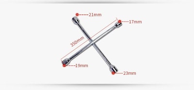 Foto 3 | Foto 3 | Llave De Cruz Cruceta U Shop Mexico Acero Galvanizado 14''