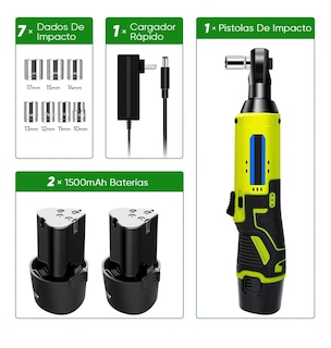 Foto 3 | Foto 3 | Pistola De Impacto Inalámbrica Eo Safe Imports Esi -244 Color Verde