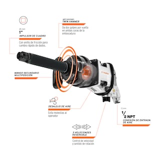 Foto 3 | Foto 3 | Llave de Impacto Truper Tpn79762 color Gris