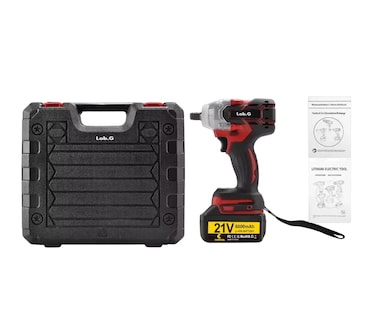 Foto 3 | Foto 3 | Pistola Impacto Llave Taladro Inalámbrica Sincarbono 650nm, Color Negro Con Rojo