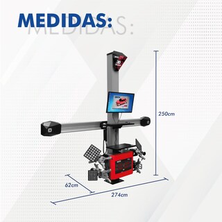 Foto 6 | Foto 6 | Alineadora Automotriz Hantec HTCA3D808 color Rojo