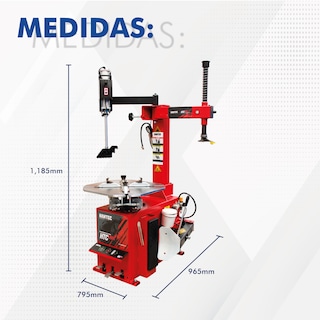 Foto 4 | Foto 4 | Desmontadora de Llantas Hantec HTCD808B color Rojo Rin 10 a 24 + Brazo Robótico