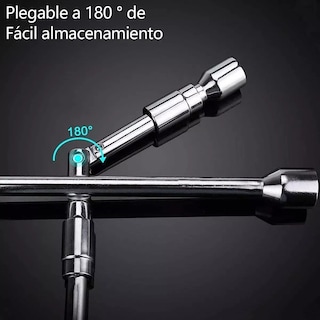 Foto 5 | Foto 5 | Llave Cruz Cruceta Reforzada para Auto 17/19/21/23mm Eo Safe Imports Esi-11535 Plata