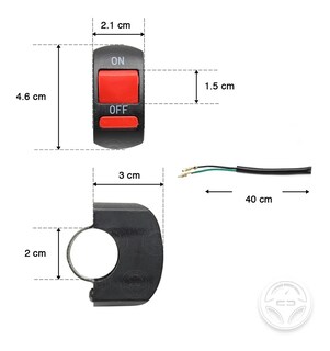 Foto 2 | Foto 2 | Set 20 Switch Apagador Interruptor para Manubrio de Motocicleta F1