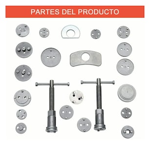 Foto 2 | Foto 2 | Set Opresor Pistón Frenos Cambiar Balatas Auto Universal Eo Safe Imports 22pz color Rojo