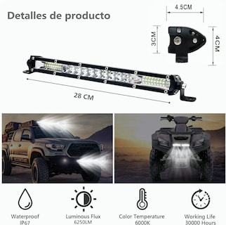 Foto 2 | Foto 2 | Barra de Luz Led Eo Safe Import Esi-225 de 78 W