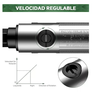 Foto 2 | Foto 2 | Amoladora Neumática Juego de Mototool Eo Safe Imports Esi-11820 Plata