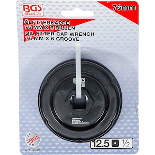 Foto 4 | Foto 4 | Llave Para Filtros De Aceite | 76 Mm X 6 Ranuras | Bgs 8539