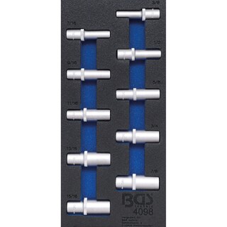 Foto 1 | Foto 1 | Juego De Dados Hexagonal Largos| 1/2'' | 10 Pzs | Bgs 4098