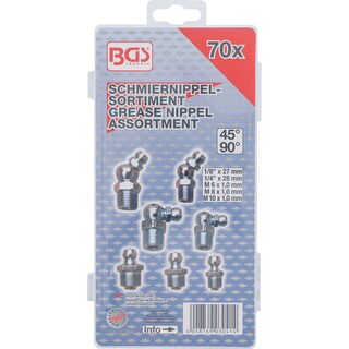Foto 3 | Foto 3 | Juego De 70 Graseras |1/4'', 1/8'', M6, M8, M10| Bgs 8065-1