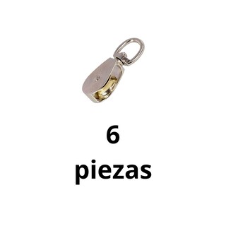 Foto 2 | Foto 2 | Pack 6 Garruchas Giratoria 1 1/4'' Miler Cargo