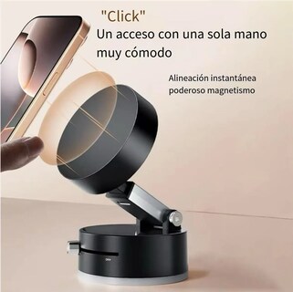 Foto 3 | Foto 3 | Soporte Magnético Para Celular Con Ventosa Ajustable Para Auto Y Escritorio Color Negro