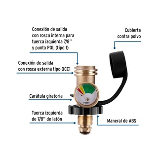 Foto 3 | Foto 3 | Indicador De Nivel De Llenado Para Cilindro De Gas, Foset