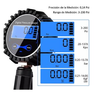 Foto 2 | Foto 2 | Pantalla de Barómetro Digital De Alta Precisión 0-200psi