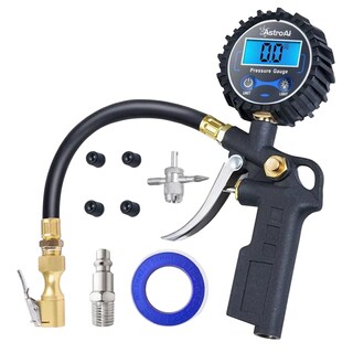 Foto 1 | Foto 1 | Inflador de Neumáticos Digital Astroai con Manómetro Negro