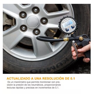 Foto 3 | Foto 3 | Inflador de Neumáticos Digital Astroai con Manómetro Negro
