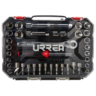 Foto 1 | Foto 1 | Juego de Dados y Accesorios Combinados Urrea 1/4'' 70 Piezas