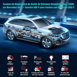 Foto 2 | Foto 2 | Escáner Automotriz Bluetooth Multifuncional Eo Safe Imports Esi-12242 Gris