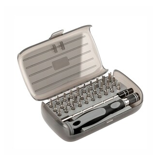 Foto 1 | Foto 1 | Kit Destornillador Magnético Con 30 Puntas De Precisión Elegate Conks84084 Negro